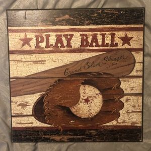 Baseball Wall Art Decor
